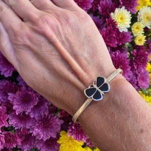 VTG 925 Silver Butterfly Cuff Bracelet